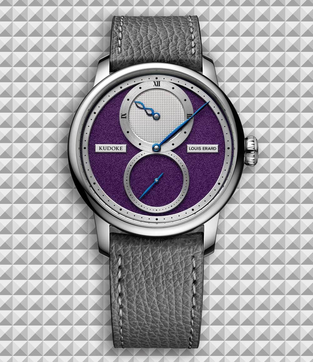 Louis Erard Watch Purple Louis Erard x Kudoke La Regulateur