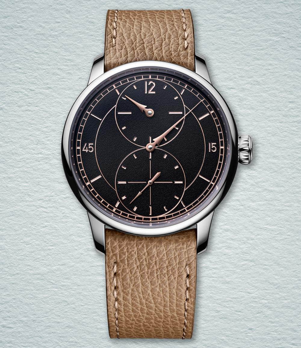 Louis Erard Watch Noir Le Régulateur Gravé