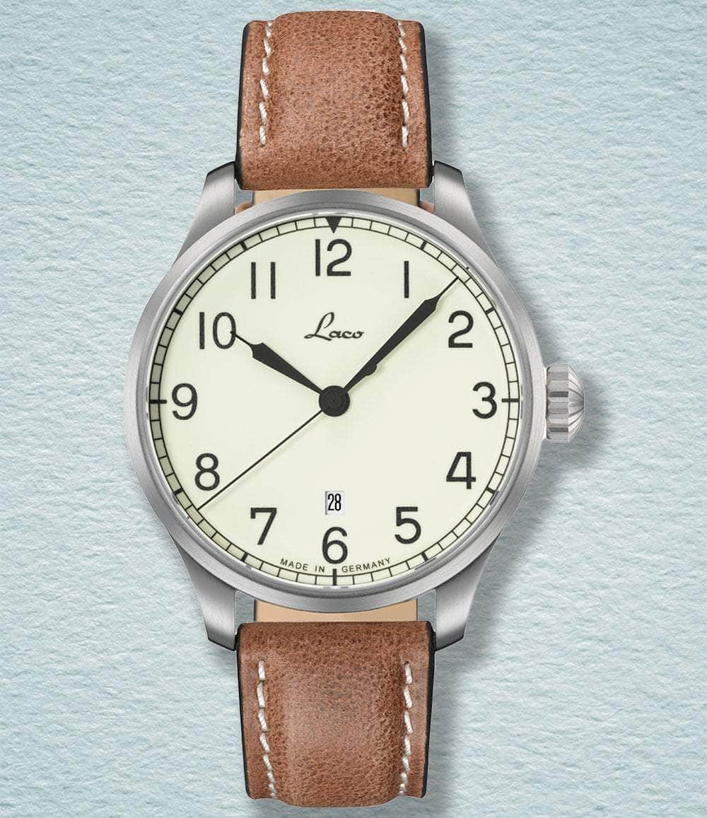 Laco Watch 42mm Valencia Navy Watches