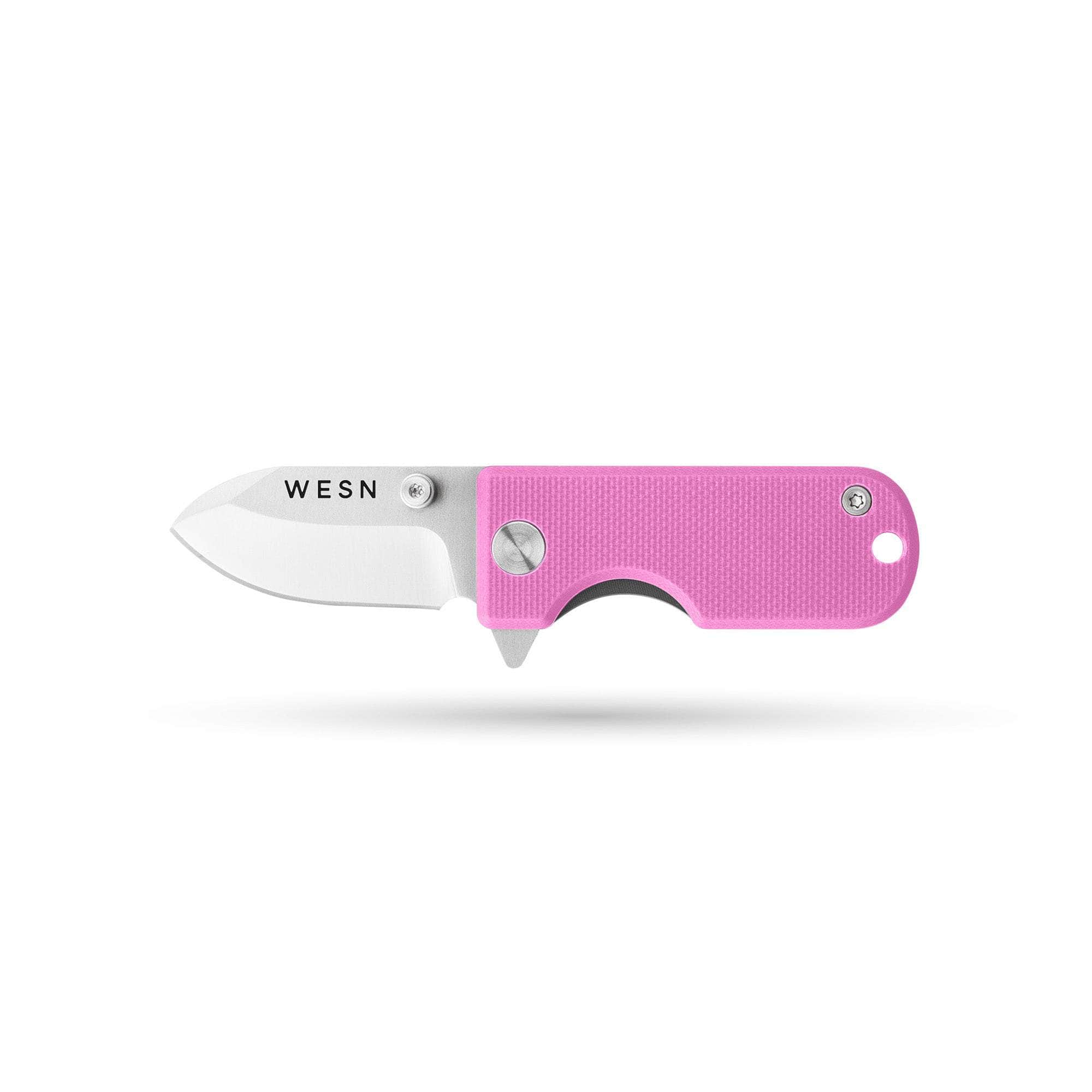 WESN EDC Pink G10 x Titanium The WESN Microblade