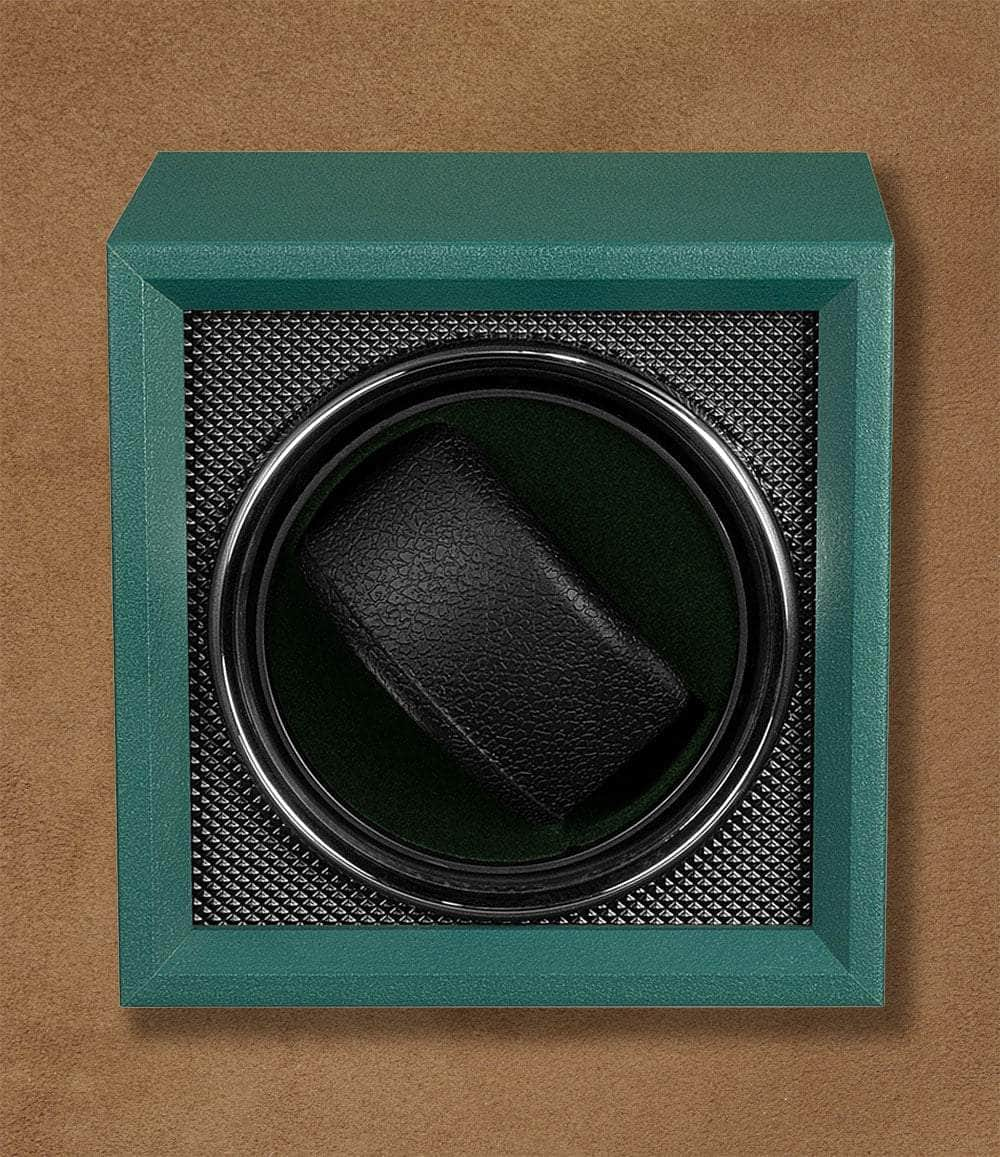 Mainspring London Accessory Emerald Green Guardian Single-Slot Watch Winder