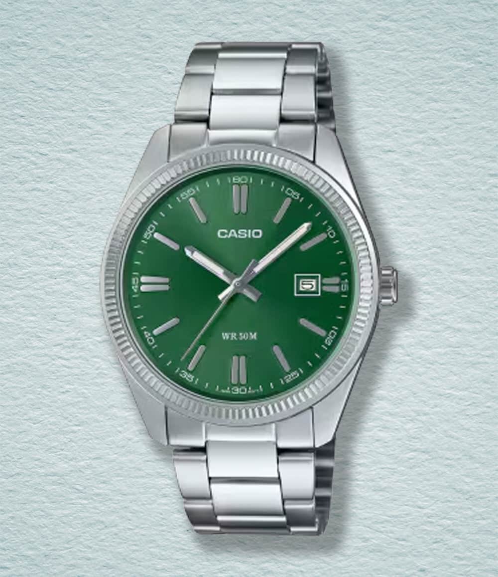 Casio Watch Green MTP‑1302D‑Series