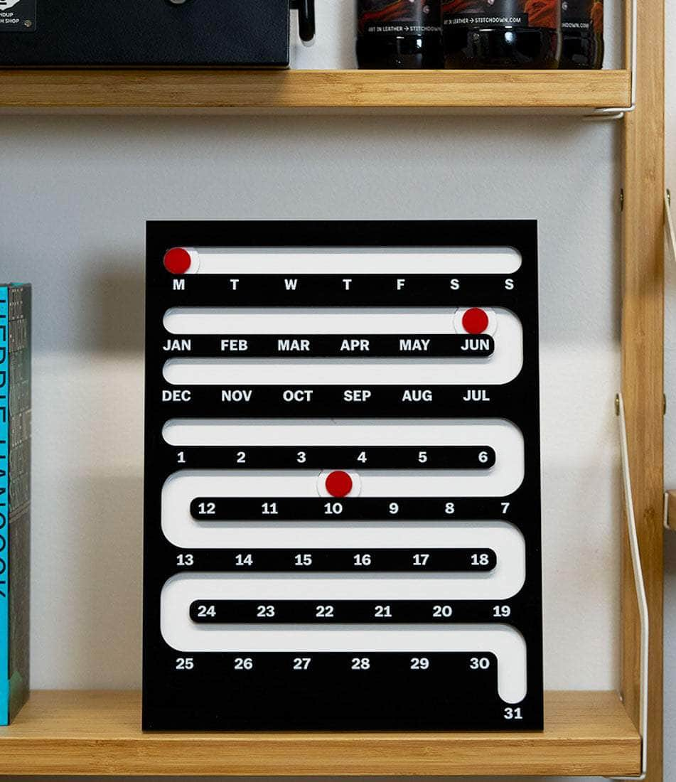 MoMA Accessory Perpetual Sliding Calendar Sliding Perpetual Calendar