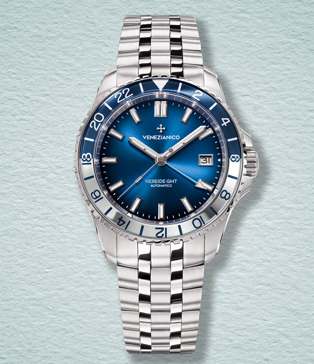 Venezianico Watch Blue Venezianico Nereide GMT 39