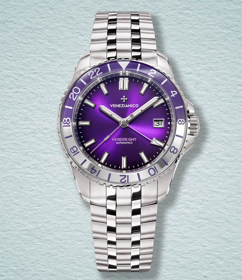 Venezianico Watch Purple Venezianico Nereide GMT 39