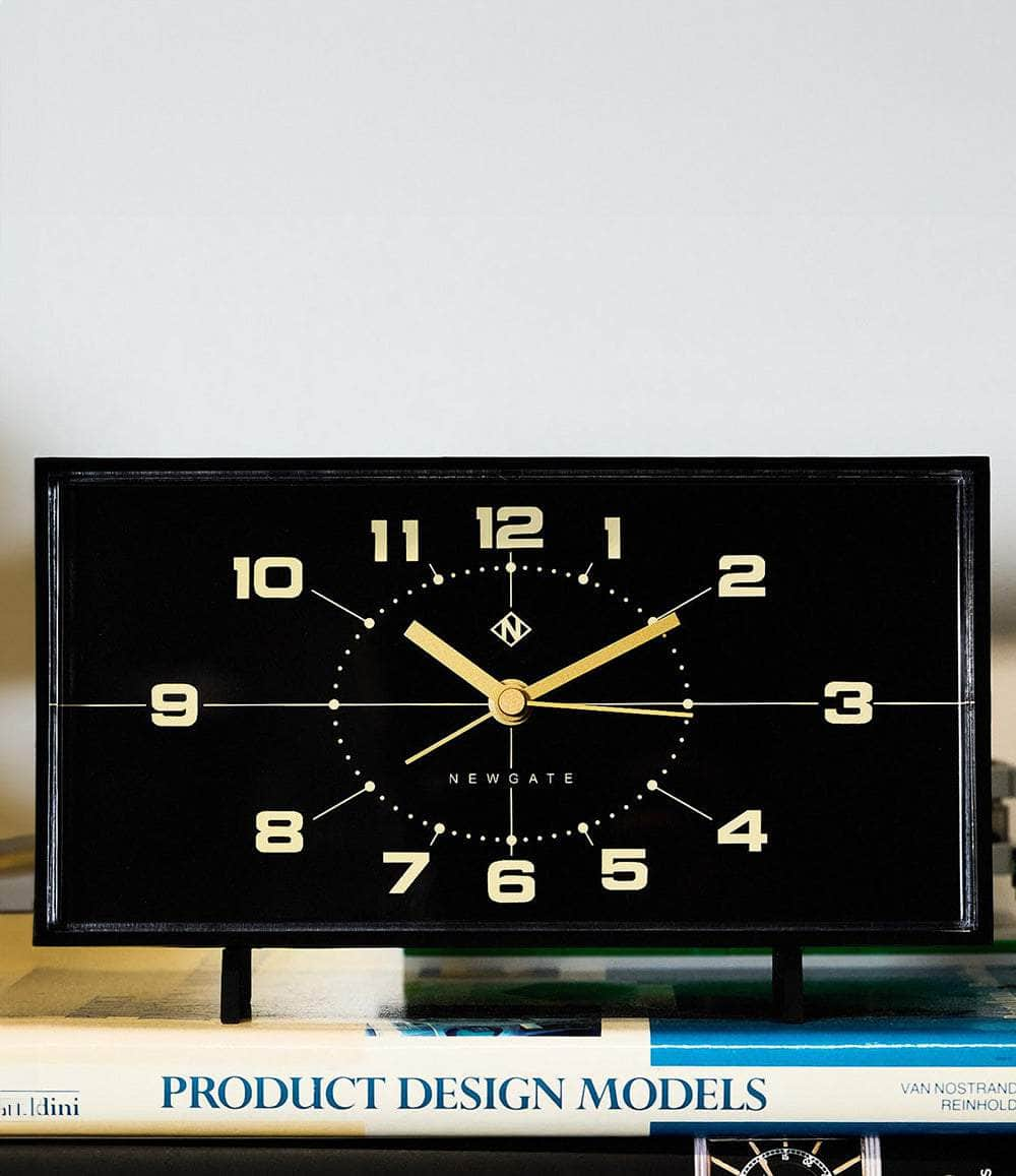 Newgate Clock Black Wideboy Alarm Clock