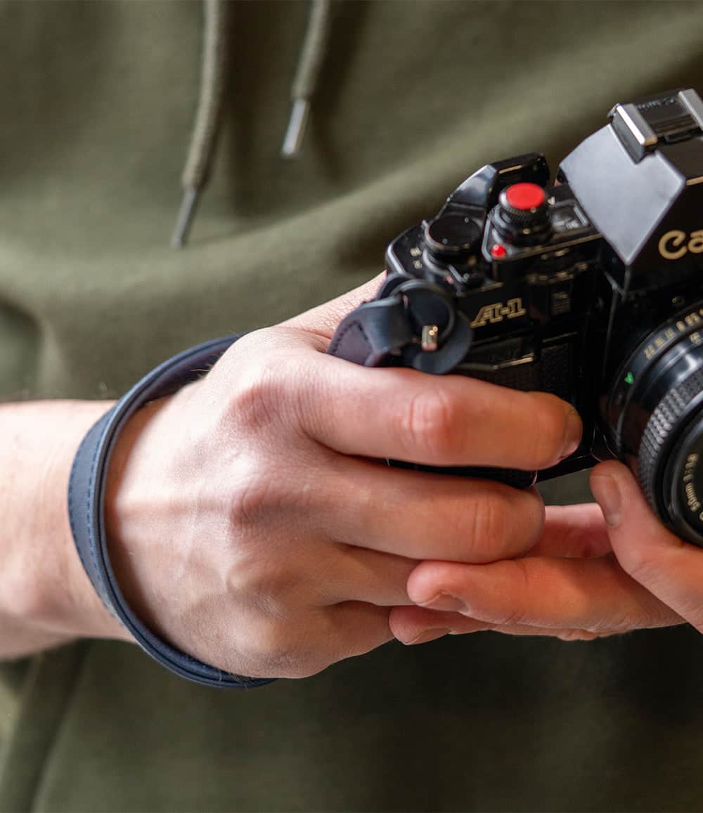 Convoy Co Accessory Navy Convoy Co. Camera Wrist Strap