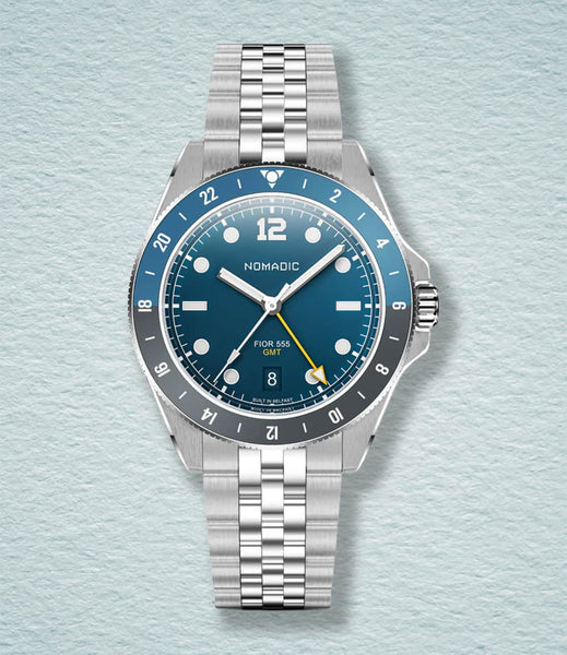 The Nomadic Fior 555 GMT Watch Collection – Windup Watch Shop