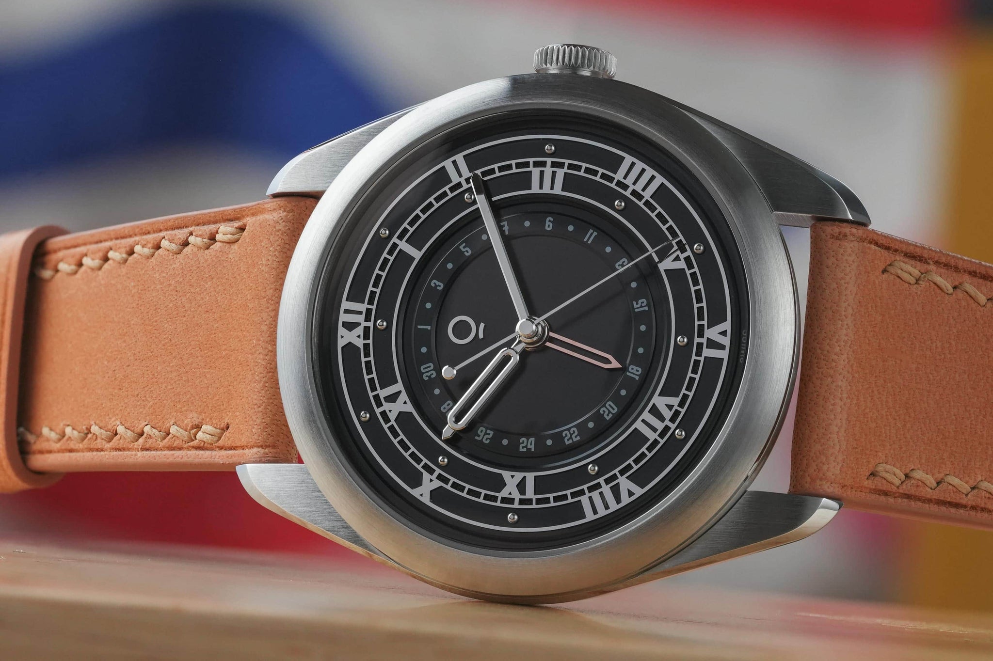 OraOrea Watch Coriolis Pointer Date - Rhodium Black