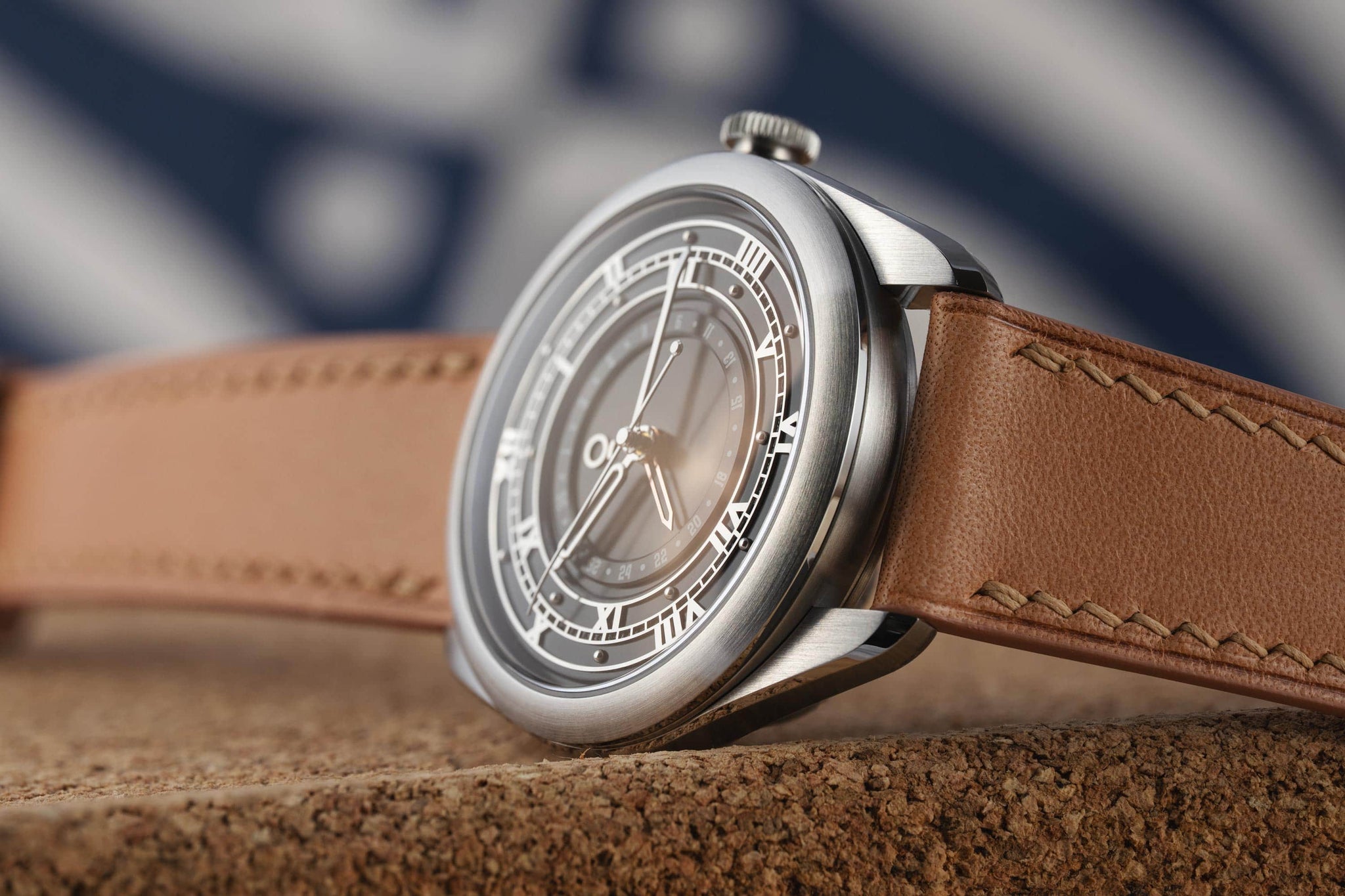 OraOrea Watch Coriolis Pointer Date - Rhodium Black