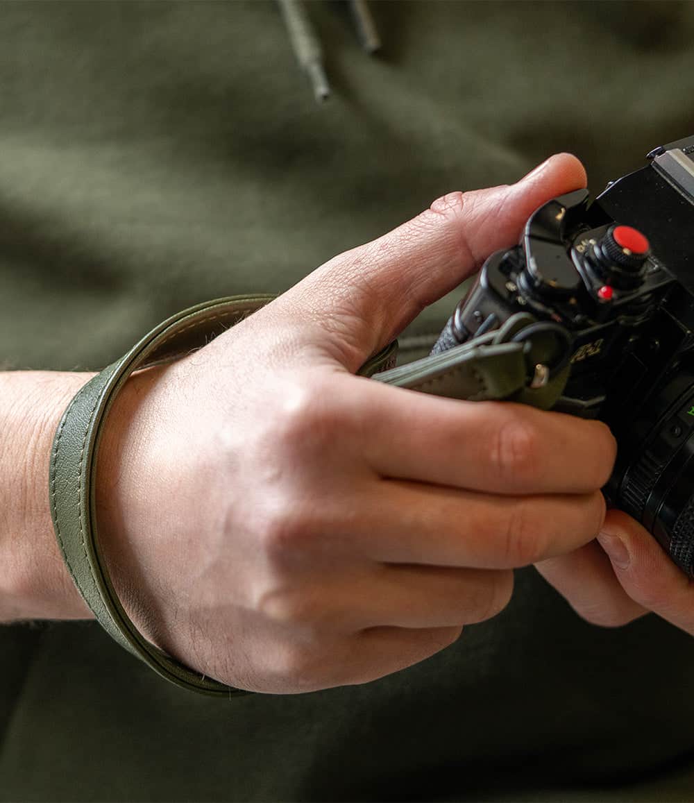 Convoy Co Accessory Olive Convoy Co. Camera Wrist Strap
