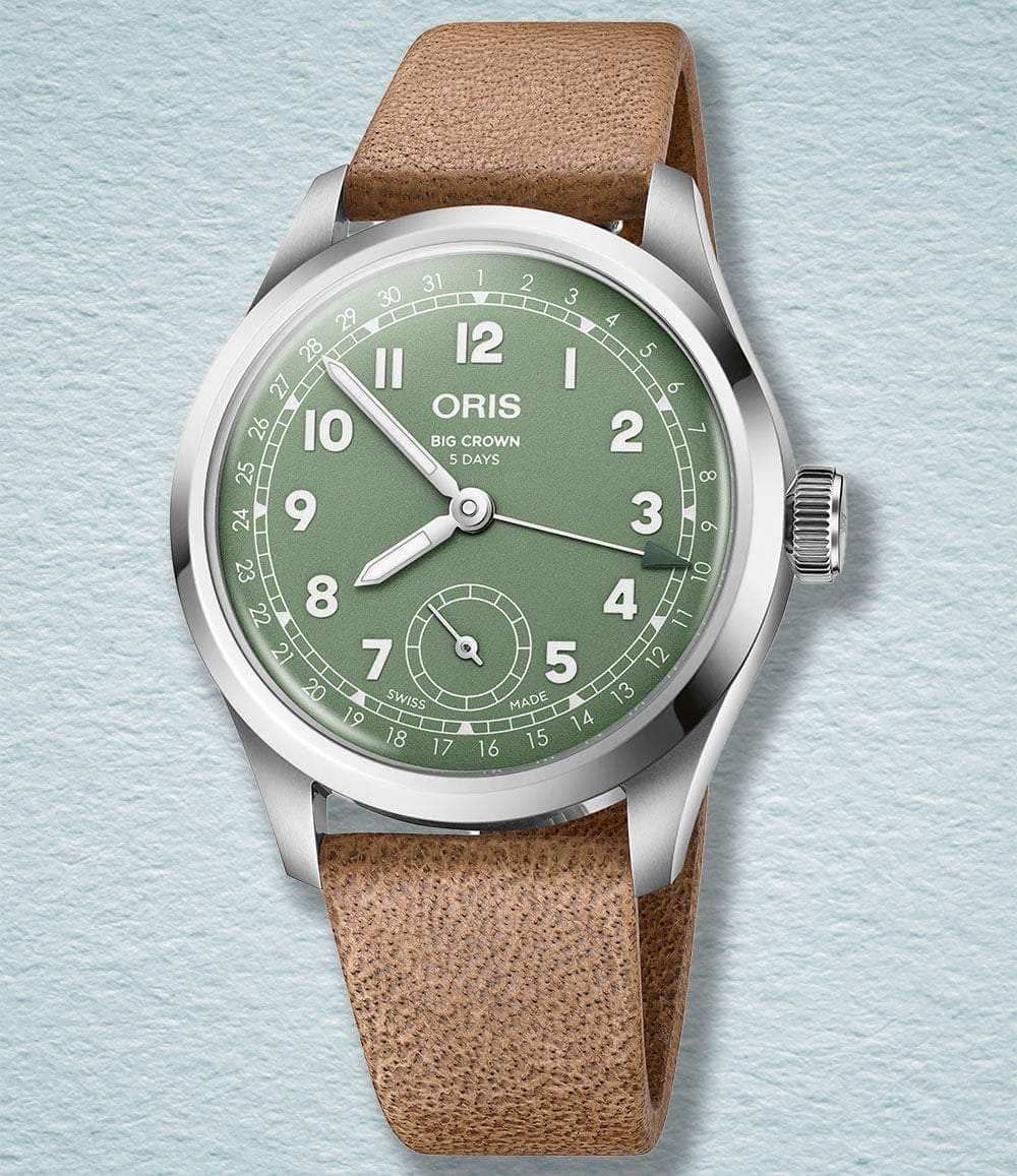 Oris Watch Green / Leather Big Crown Pointer Date Calibre 403 (2025)