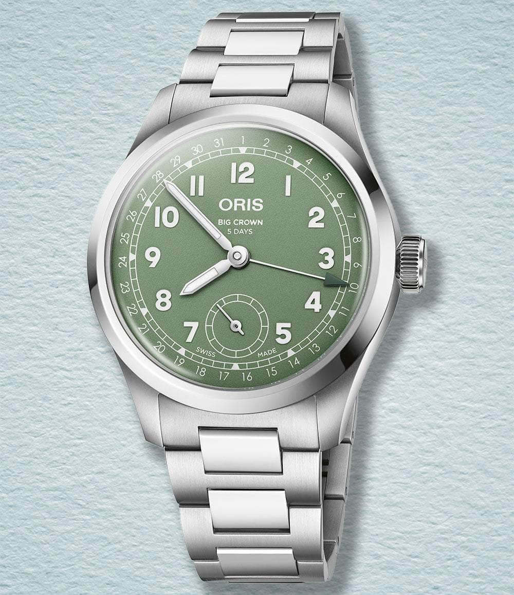 Oris Watch Green / Bracelet Big Crown Pointer Date Calibre 403 (2025)