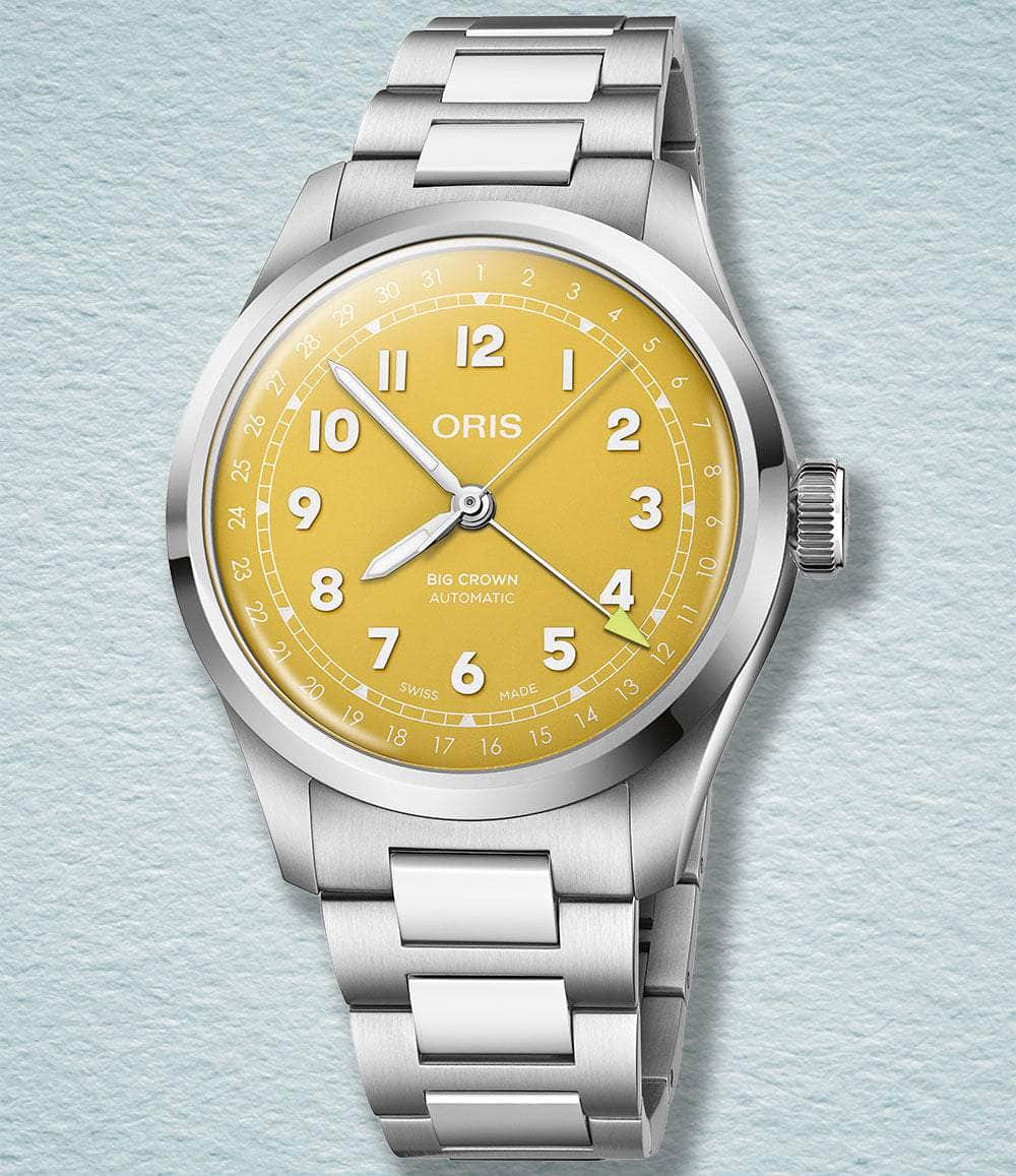 Oris Watch Yellow Big Crown Pointer Date 40mm (2025)