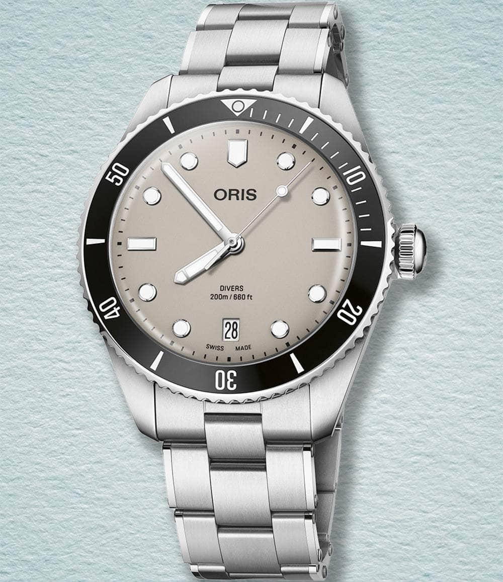 Oris Watch Cream Divers Date