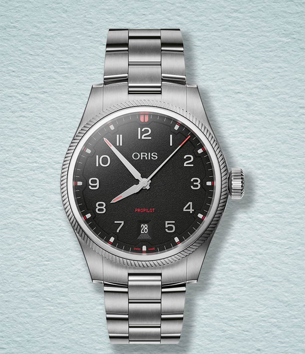 Oris Watch Black / Bracelet Propilot Date (2025)