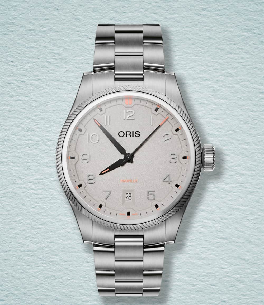 Oris Watch Chalk / Bracelet Propilot Date (2025)