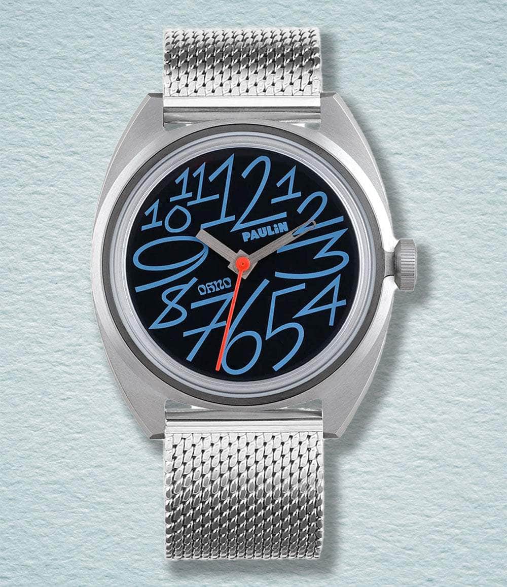 Paulin Watch Blue Paulin × OH no “Oh No” Quartz Collection
