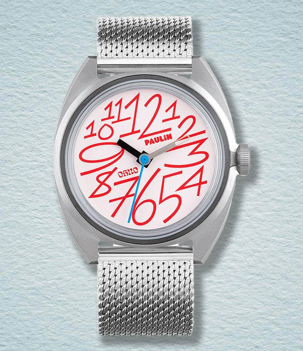 Paulin Watch Red Paulin × OH no “Oh No” Quartz Collection