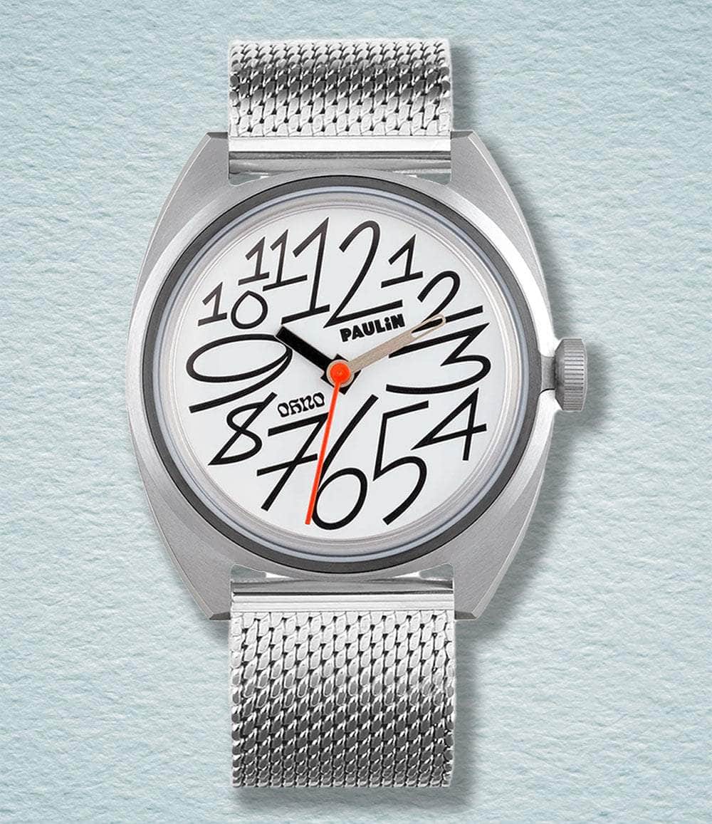 Paulin Watch Monochrome Paulin × OH no “Oh No” Quartz Collection