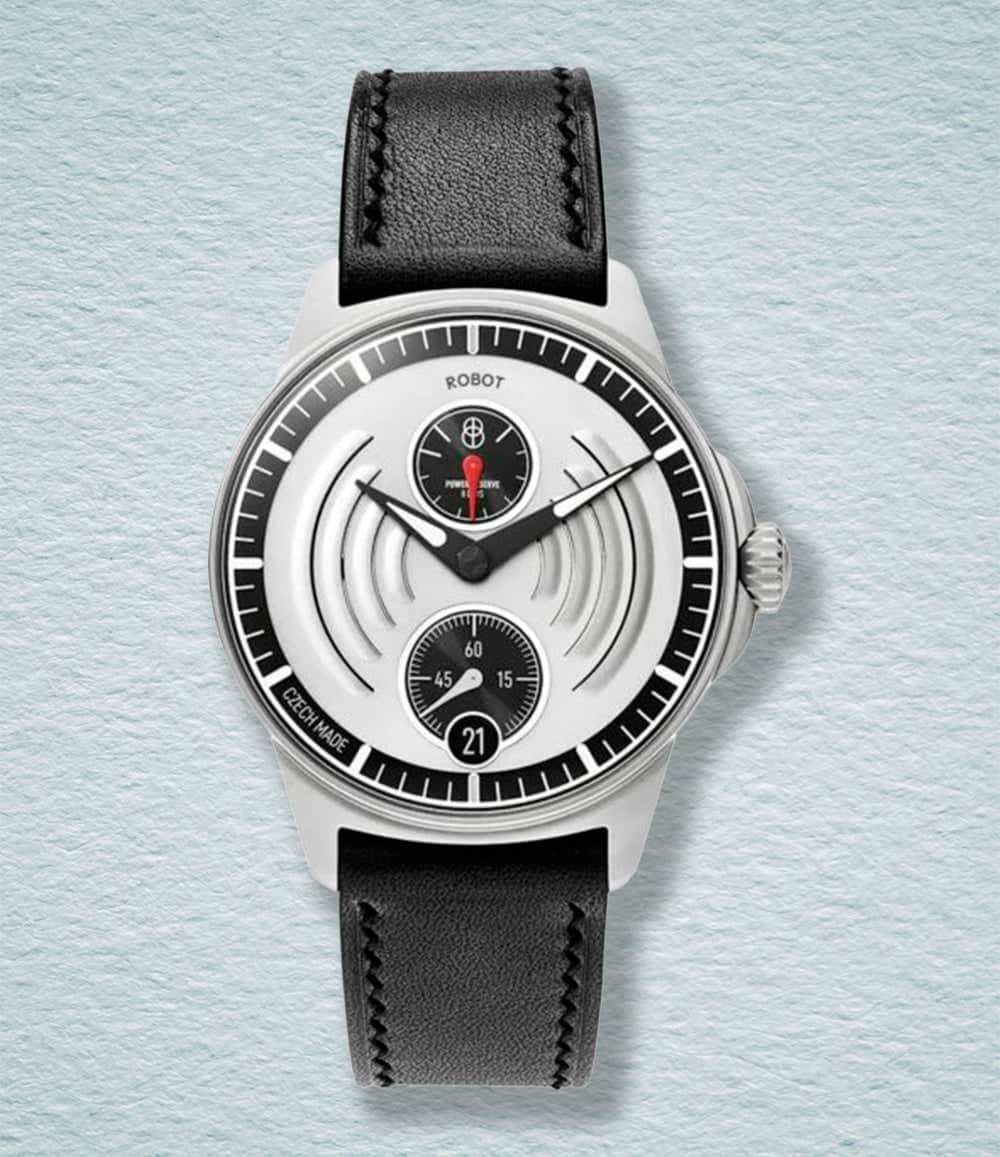 ROBOT Watch Silver Metalic AERODYNAMIC