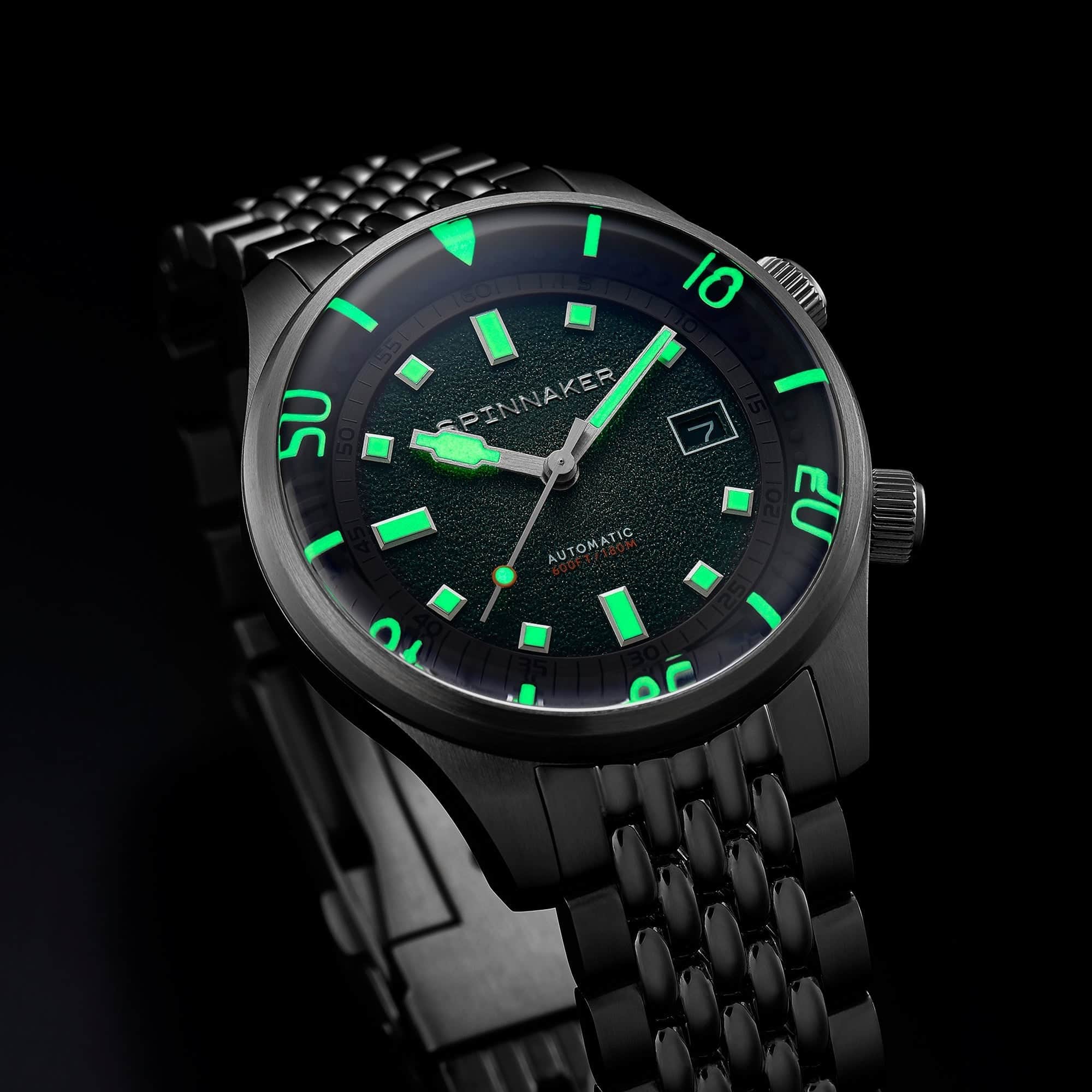 Spinnaker Watch Spinnaker Bradner Automatic Emerald Green