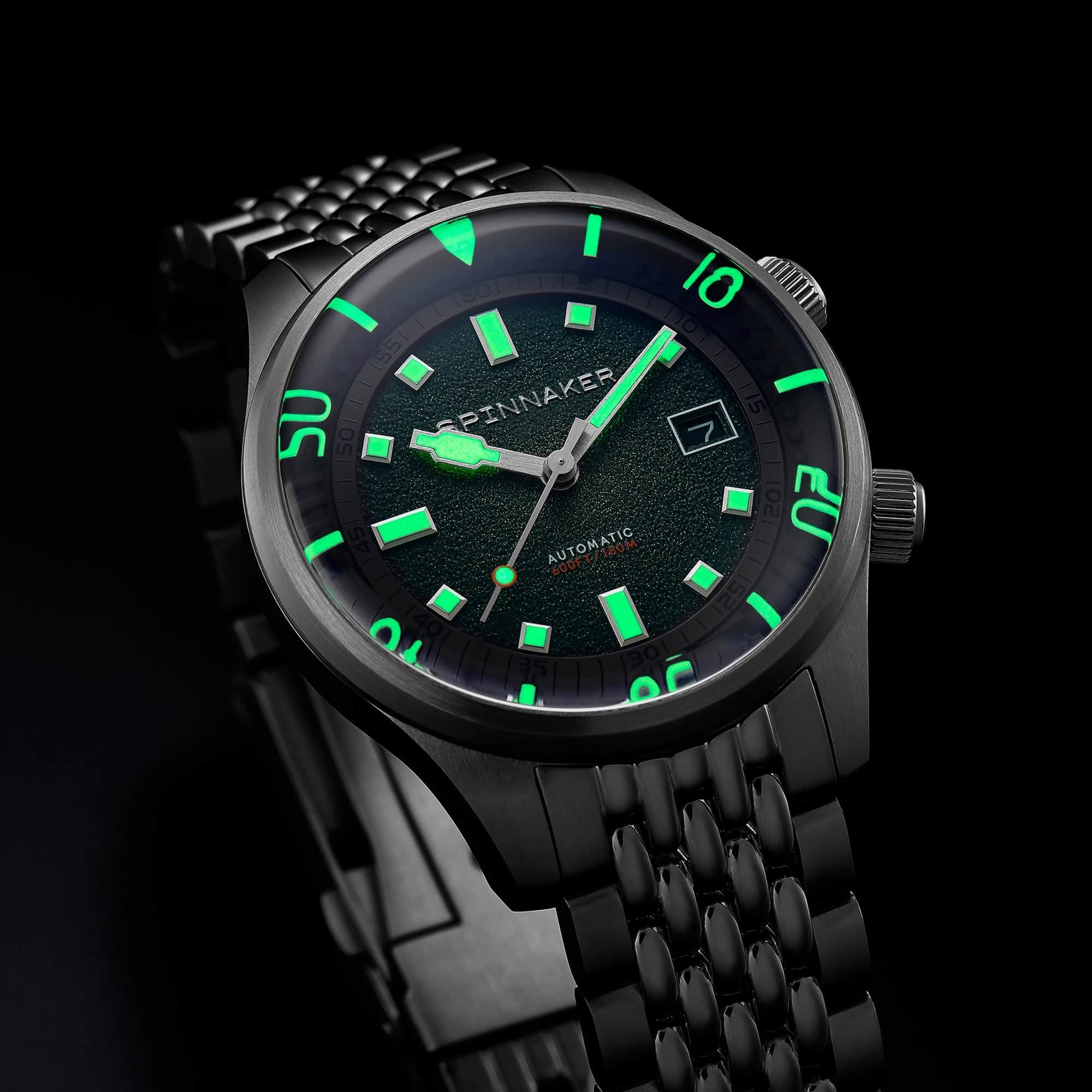 Spinnaker Watch Spinnaker Bradner Automatic Emerald Green