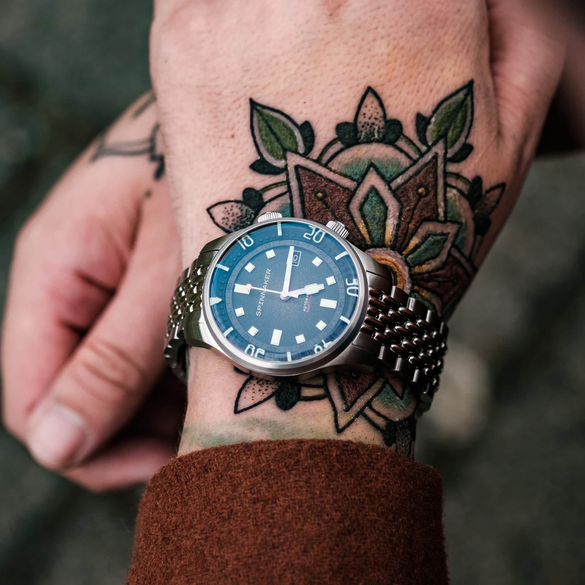 Spinnaker Watch Spinnaker Bradner Automatic Emerald Green