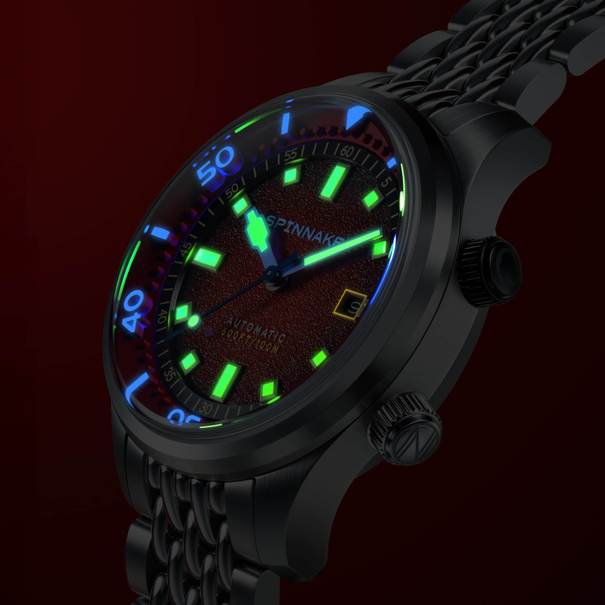 Spinnaker Watch Spinnaker Bradner Automatic Red Reef Watch