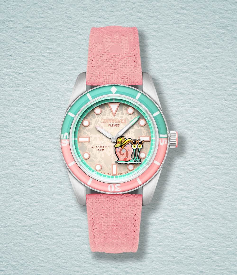Spinnaker Watch Gary The Grey Fleuss Automatic — SpongeBob SquarePants Shell Mates Limited Edition