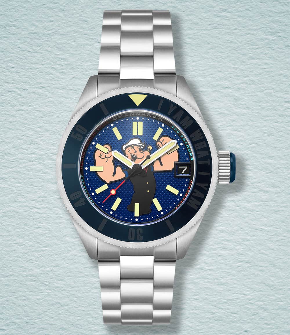 Spinnaker Watch Buoy Blue Spinnaker Piccard Automatic Popeye Forearm Fury Limited Edition
