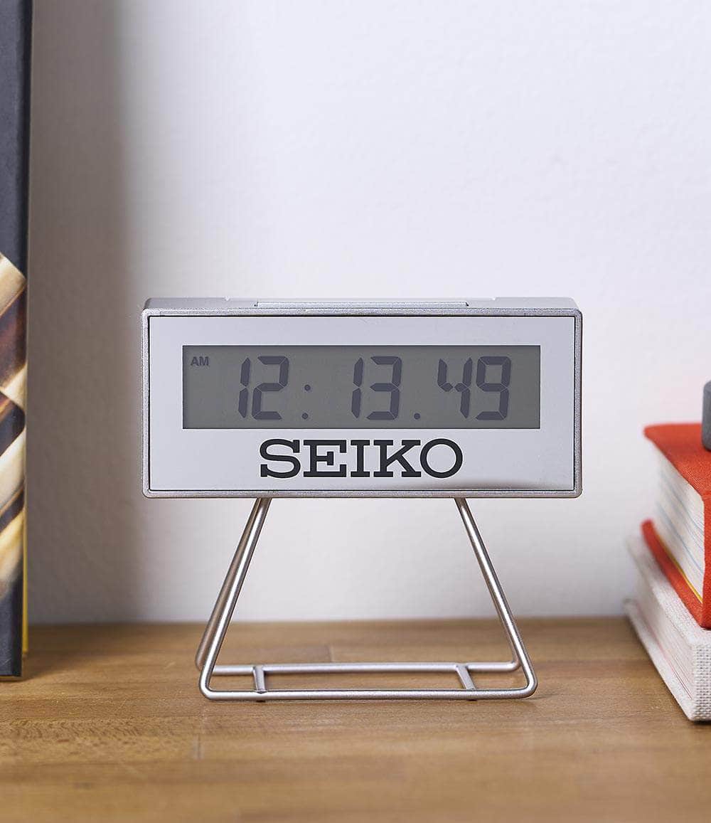 Seiko Clock Olympia Silver LE Victory Alarm Clock