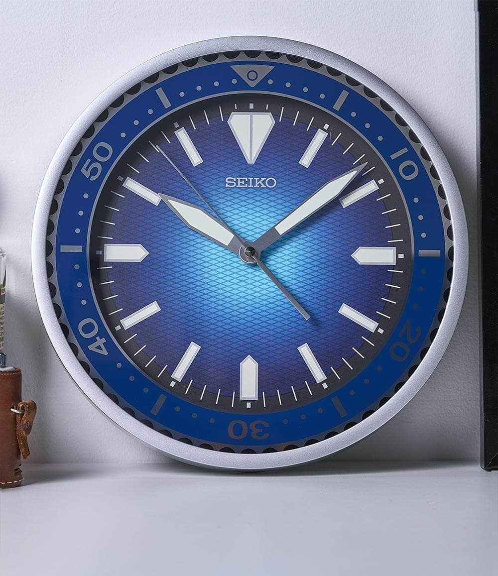 Seiko Clock Blue 12