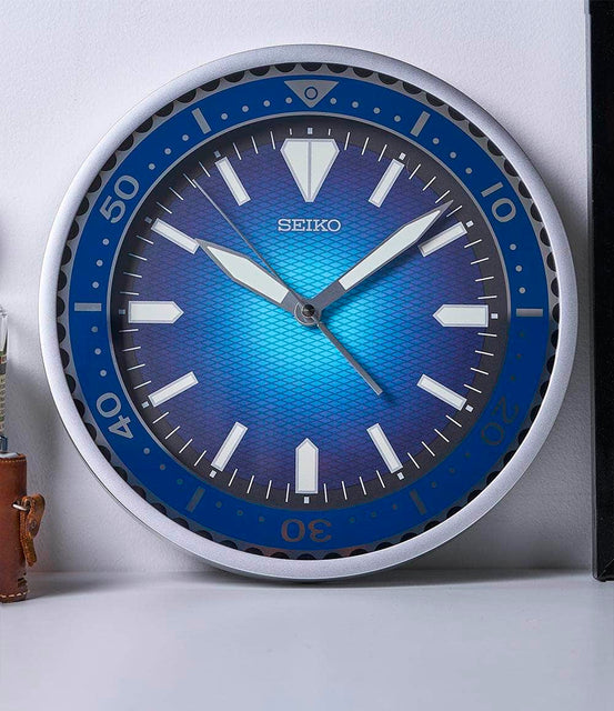 Seiko Clock Blue 12