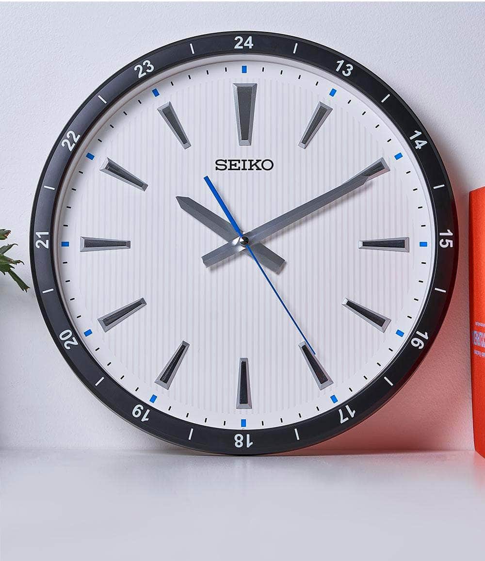 Seiko Clock White 14