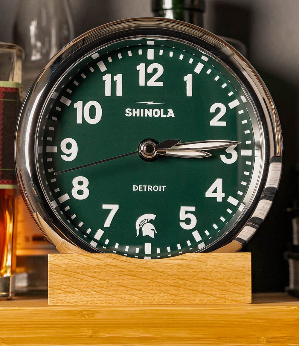 Shinola Clock Green Shinola 6