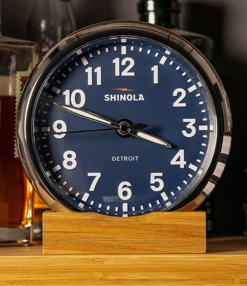 Shinola Clock Blue Shinola 6