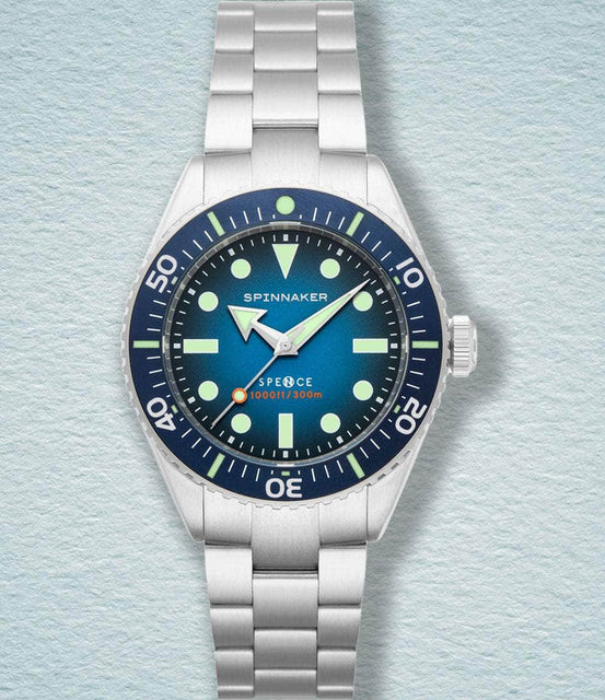 Spinnaker Watch Blue Spence Auto