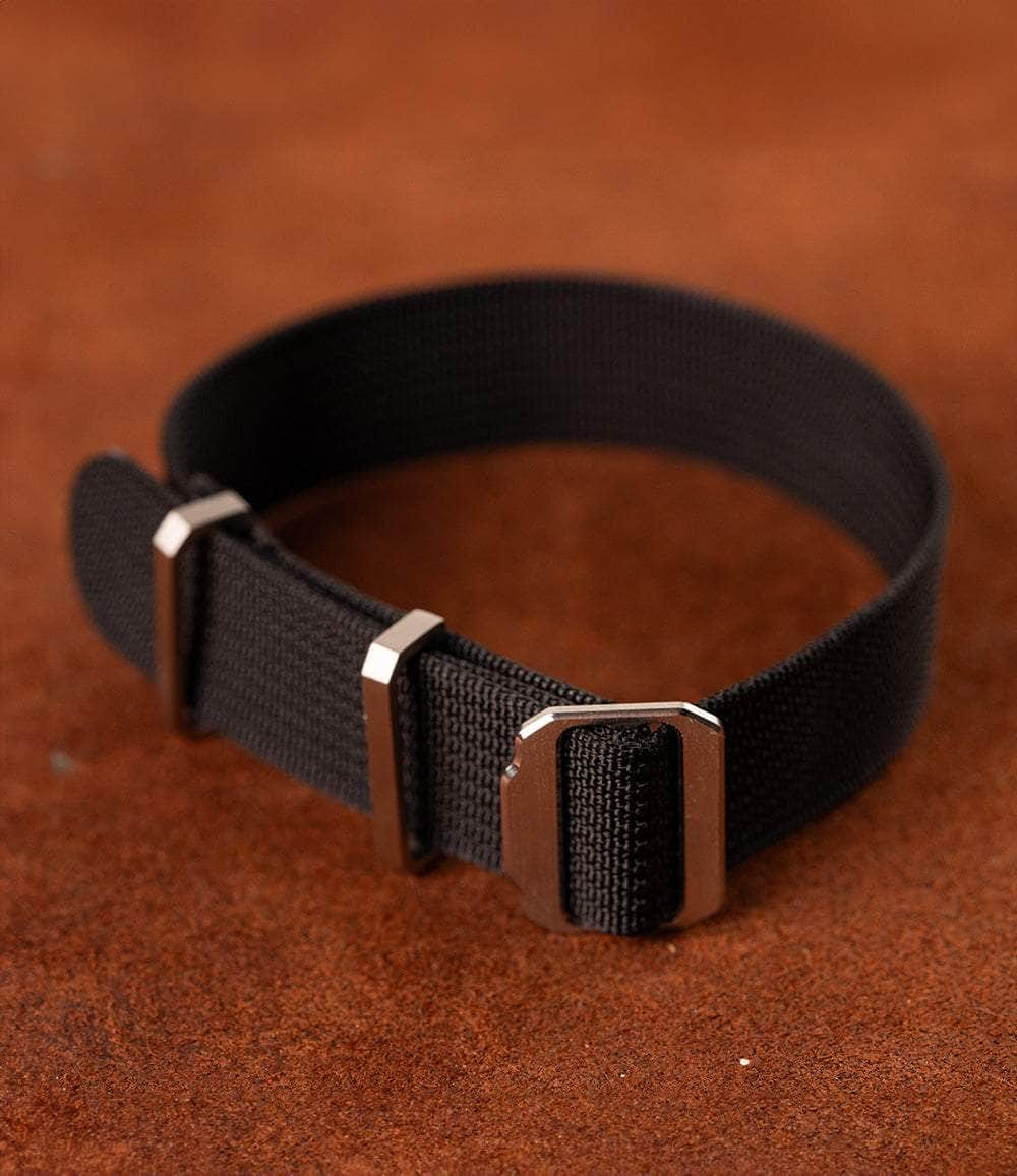 Spring Made Strap Jaguar / 20mm Ribbed Mesa