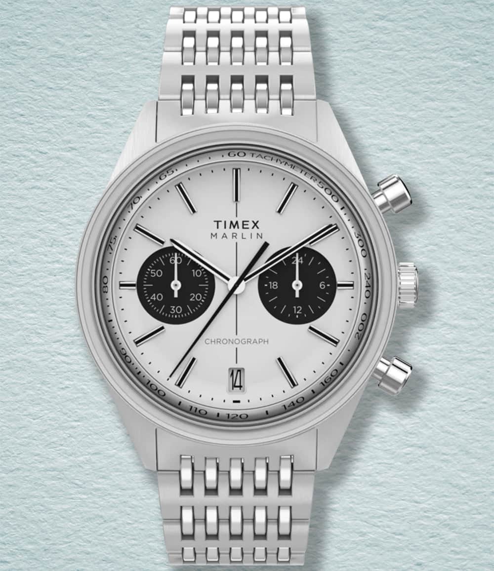 Timex Watch Silver Marlin® Jet Quartz Chronograph 40mm