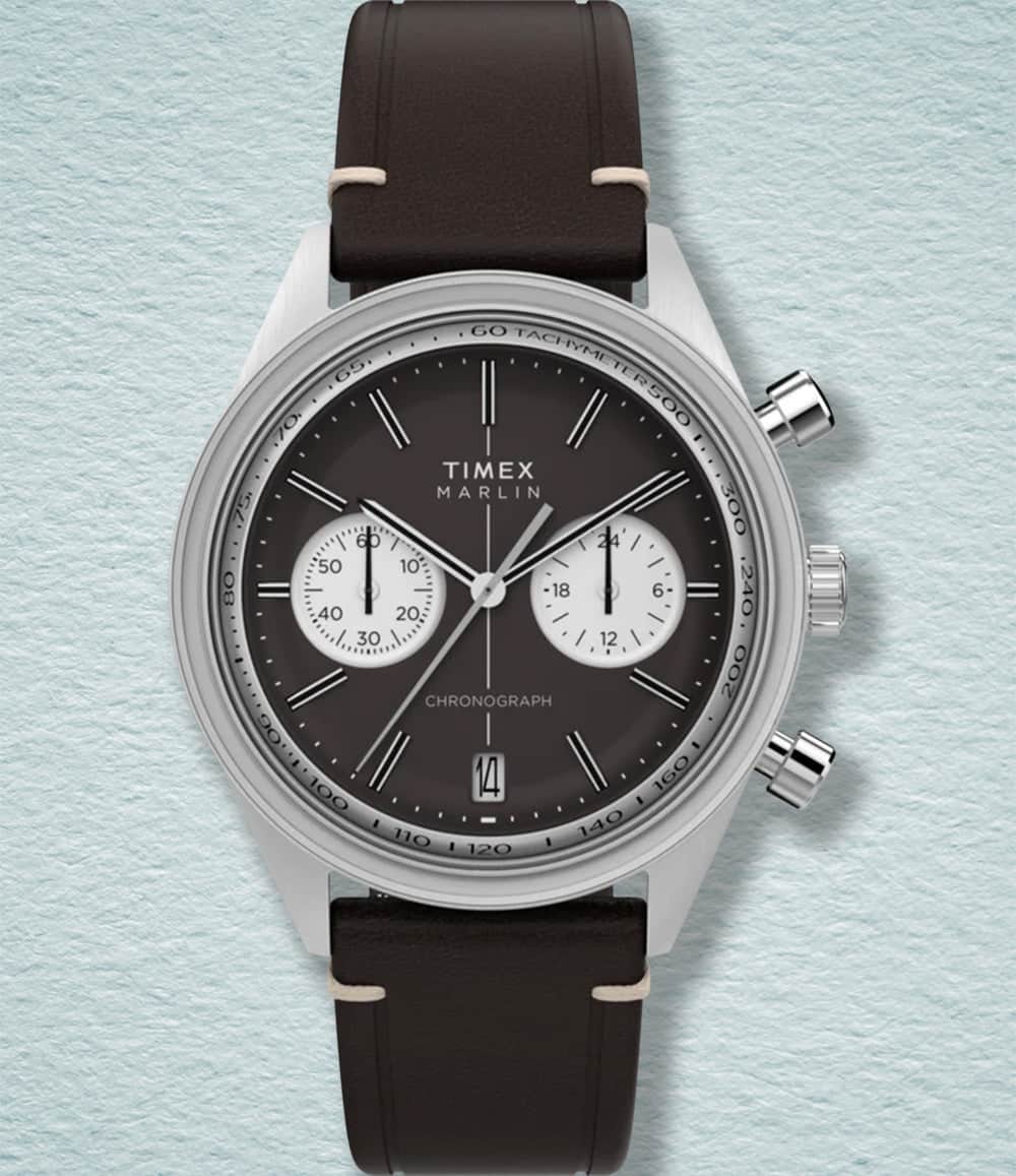 Timex Watch Brown Marlin® Jet Quartz Chronograph 40mm