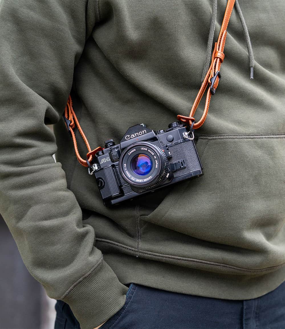 Convoy Co Accessory Terracotta Convoy Co. Field Camera Strap 45