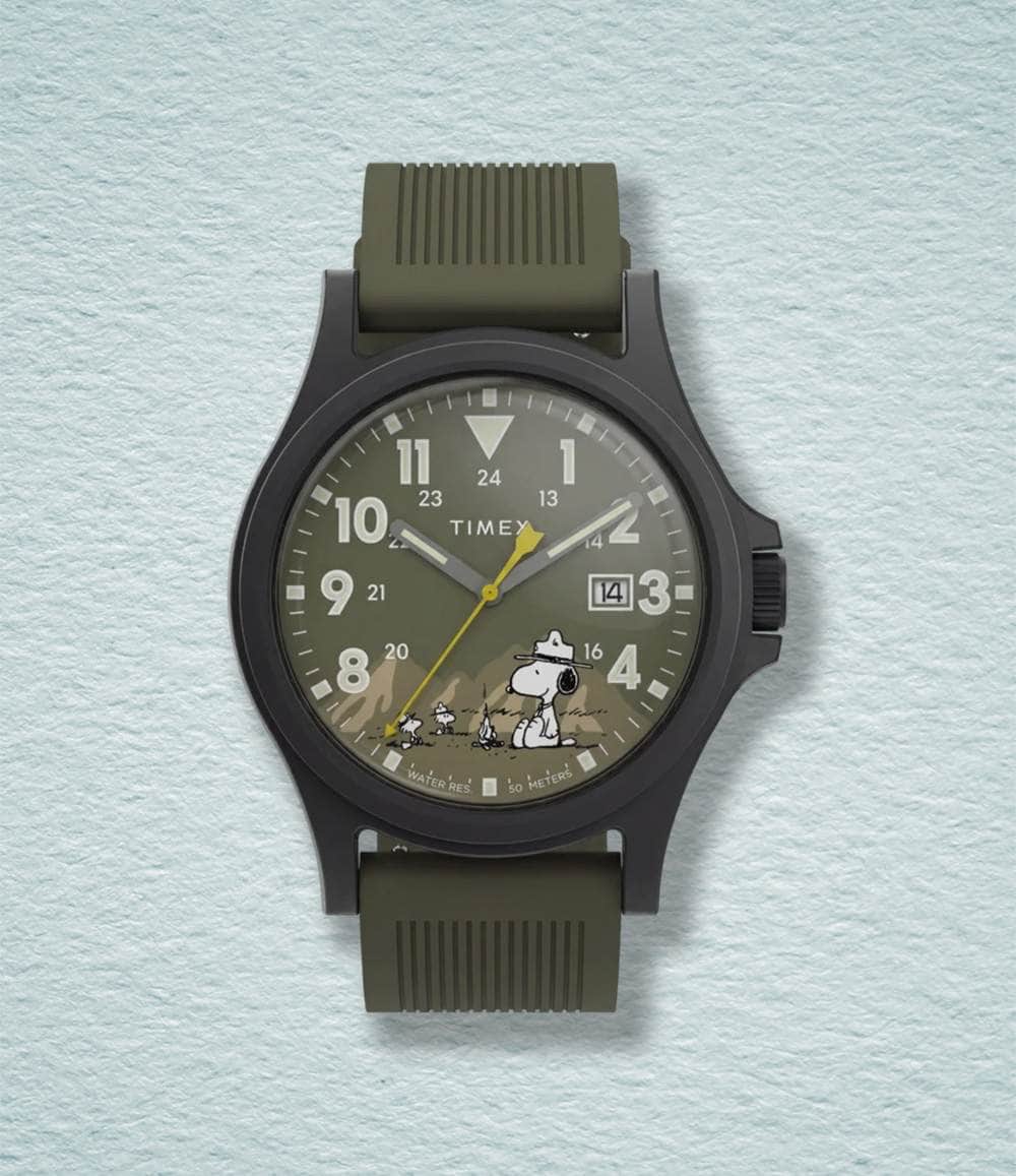 Timex Watch Green Peanuts® x Timex Expedition® Acadia