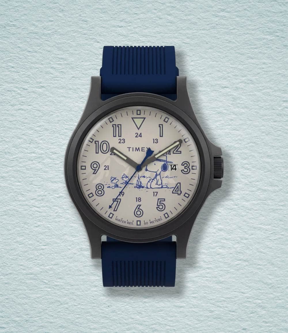 Timex Watch Blue Peanuts® x Timex Expedition® Acadia