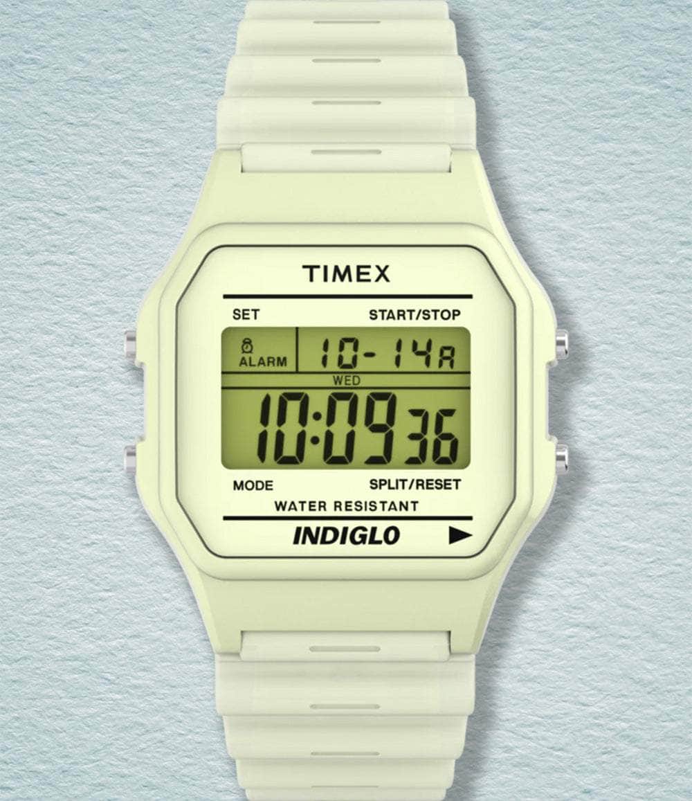 Timex Watch T80 Glow In The Dark T80 34mm Resin - Glow In the Dark