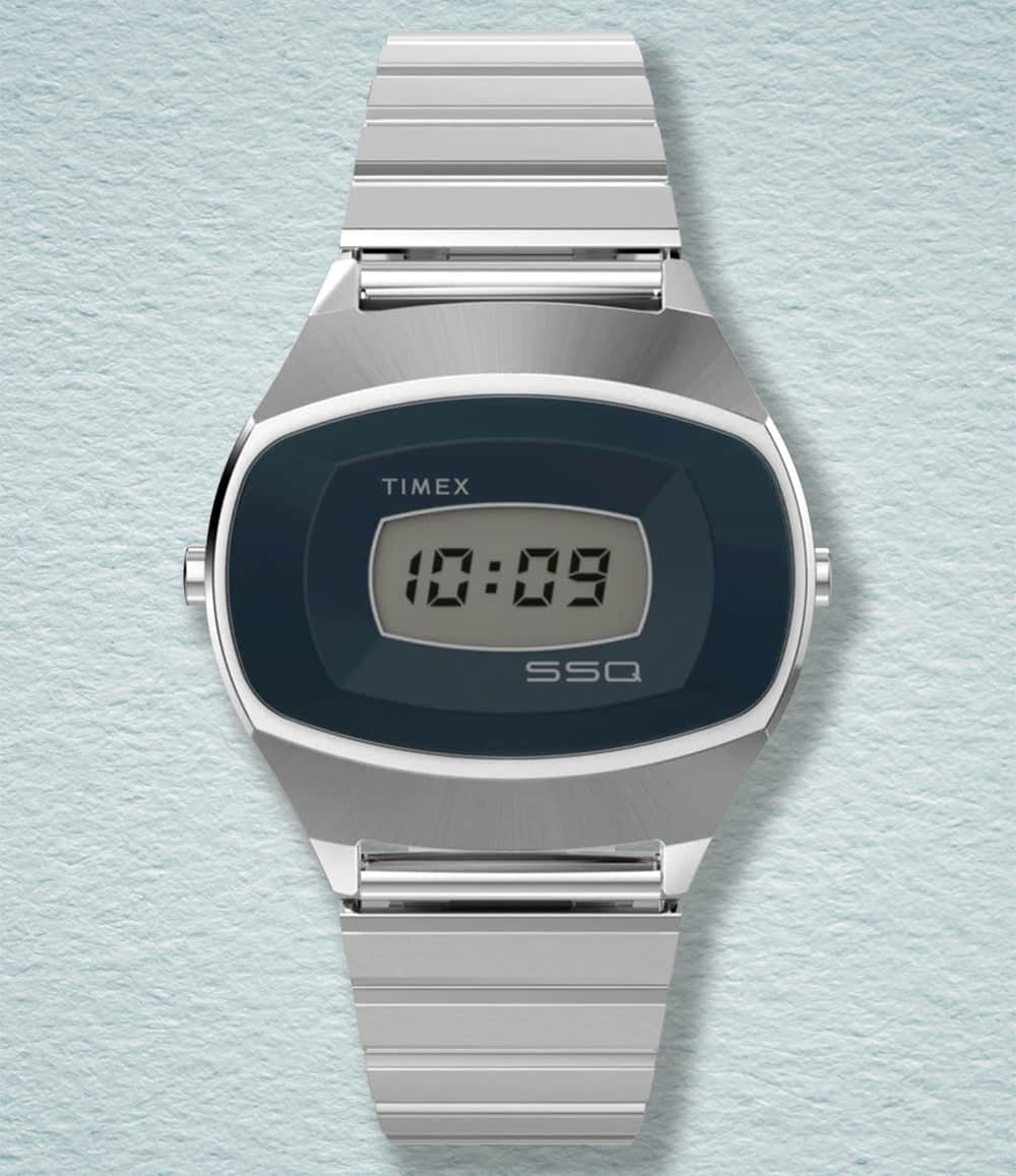 Timex Watch Q Timex 1975 SSQ Digital Reissue