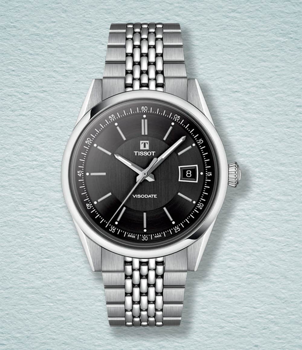 Tissot Watch Black Tissot Heritage Visodate Powermatic 80 Watch Collection