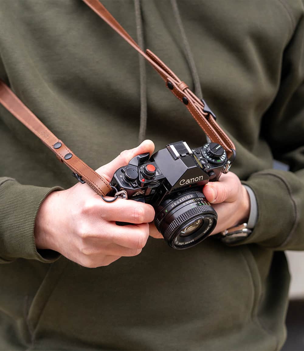 Convoy Co Accessory Umber Convoy Co. Field Camera Strap 45