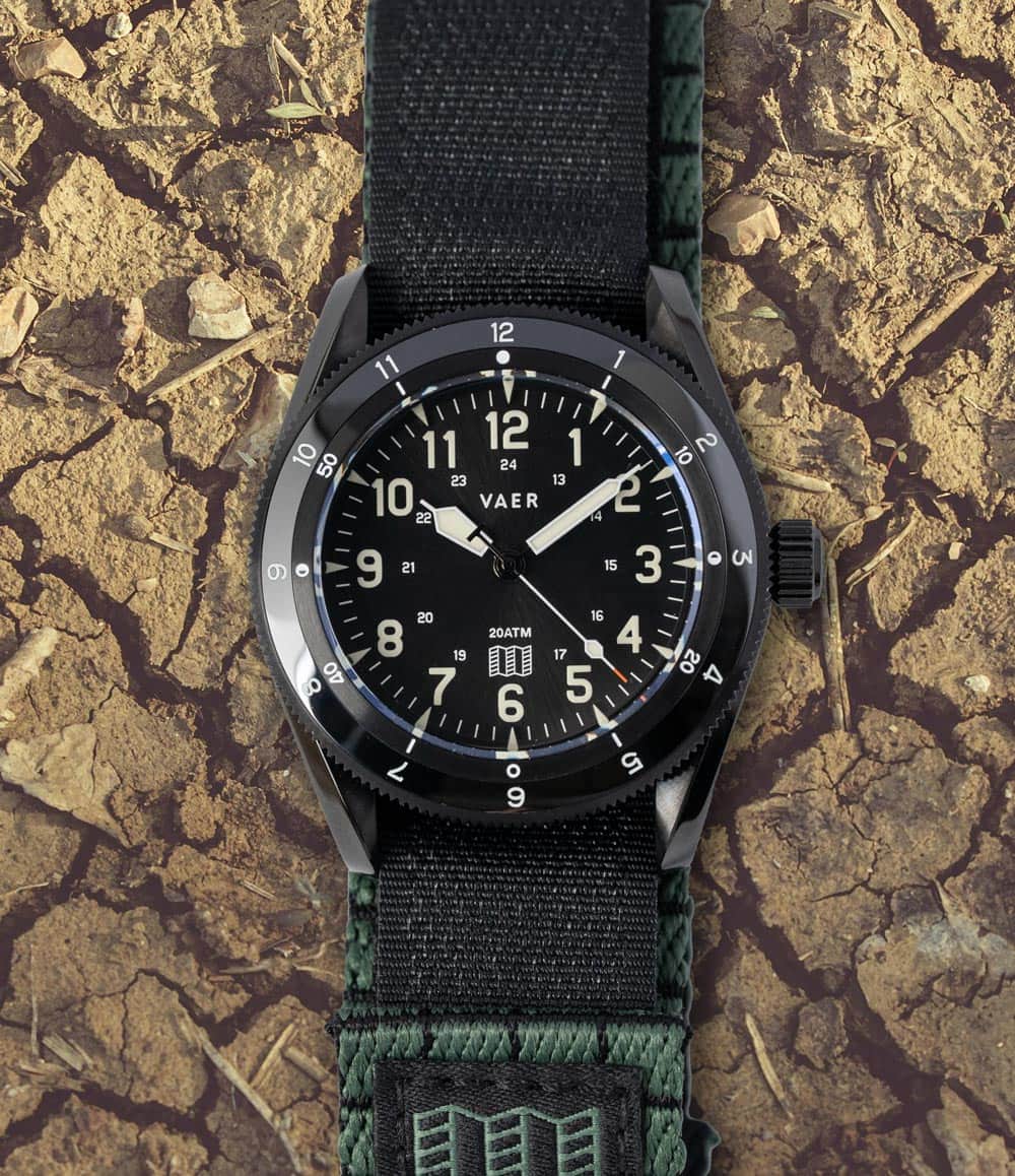 Vaer Watch Vaer x Topo Designs x Worn & Wound Solar Hiker