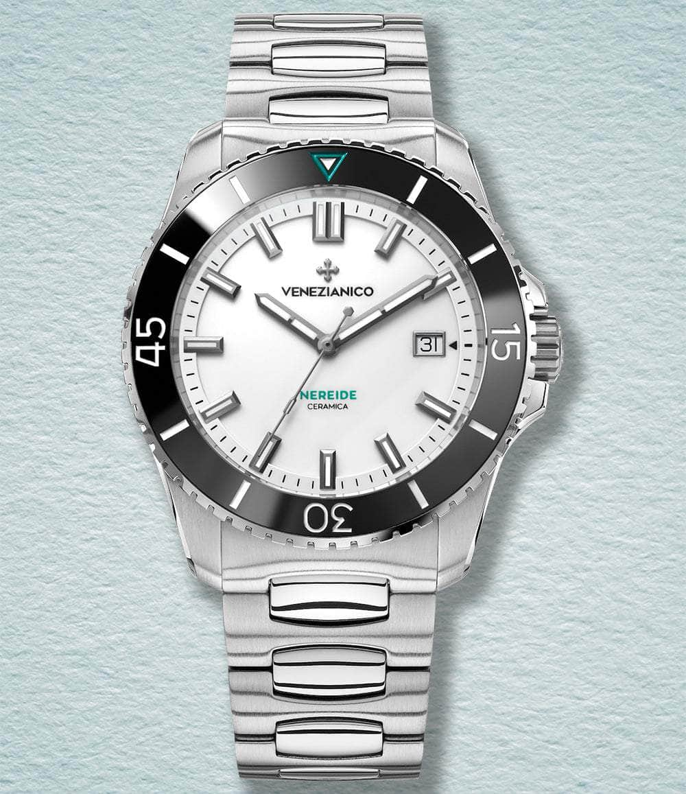 Venezianico Watch White Nereide Ceramica